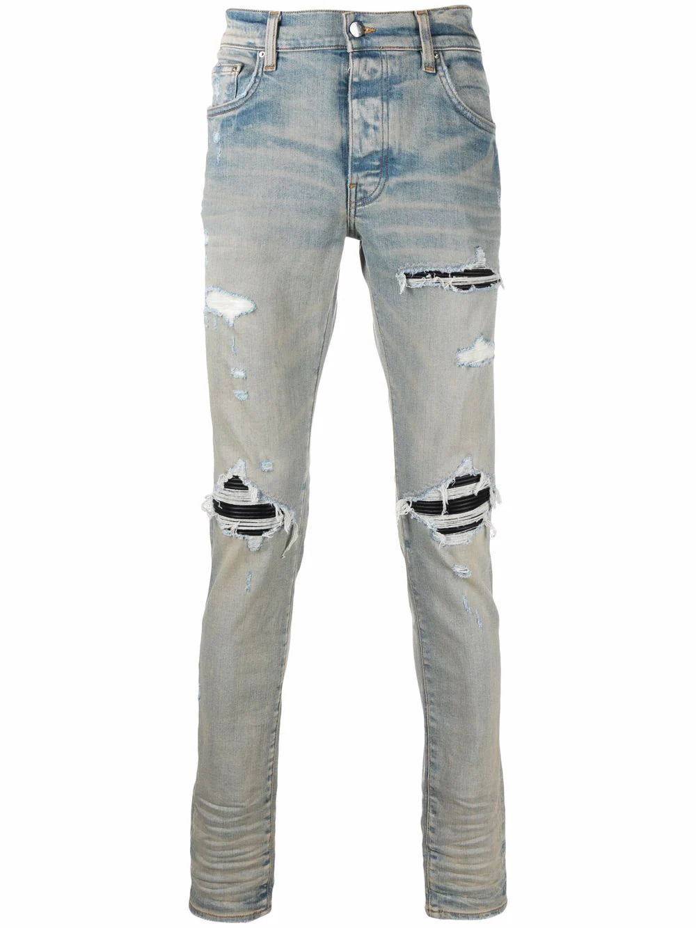 Amiri MX1 Jeans Suede Clay Indigo PXMD001