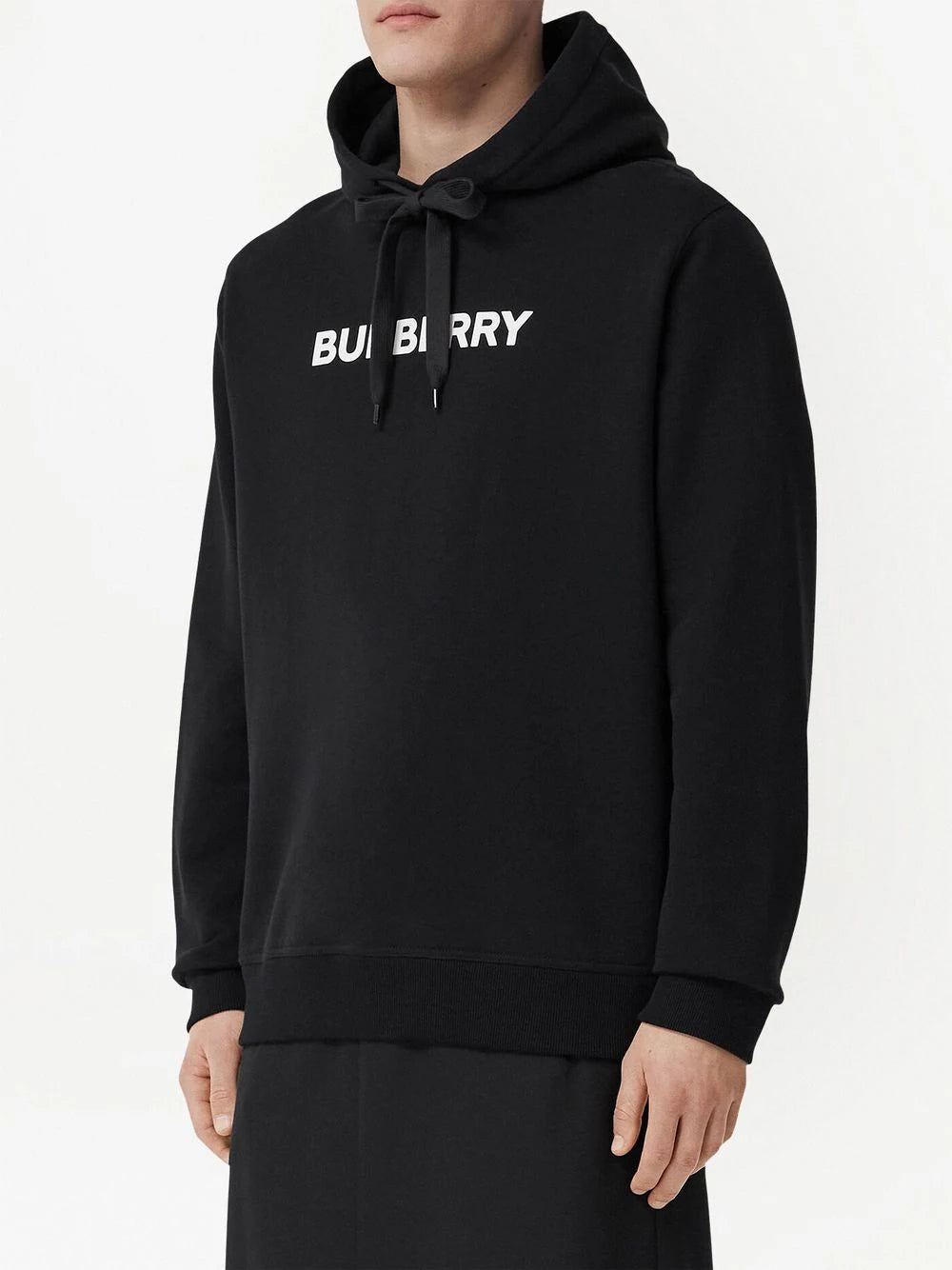 Burberry Ansdell Logo Hooded Sweatshirt Black 8055318