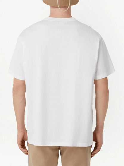 Burberry Logo Print T-Shirt White 8055309