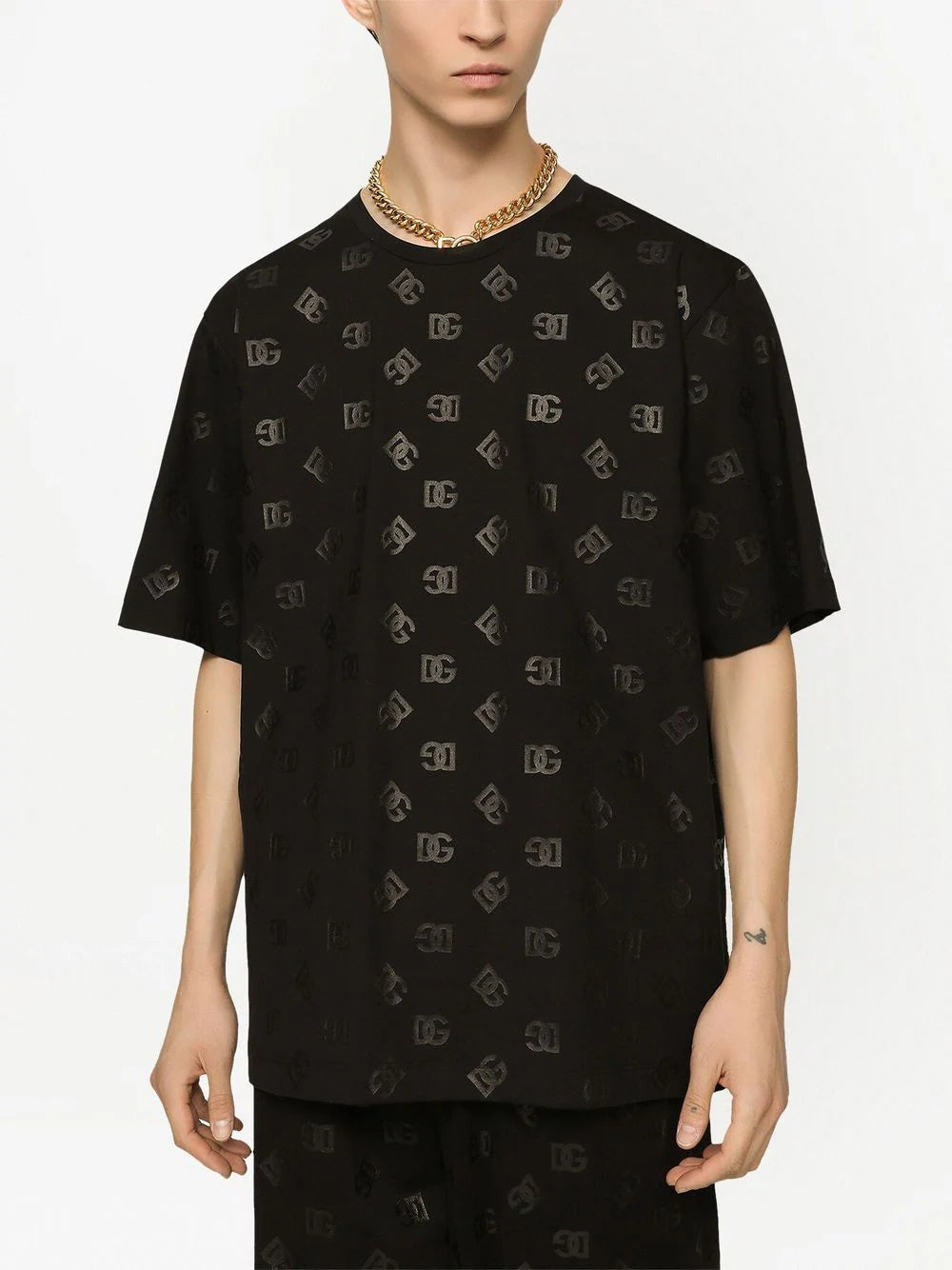 Dolce & Gabbana Logo Monogram T-Shirt G8PO1TFUGK4