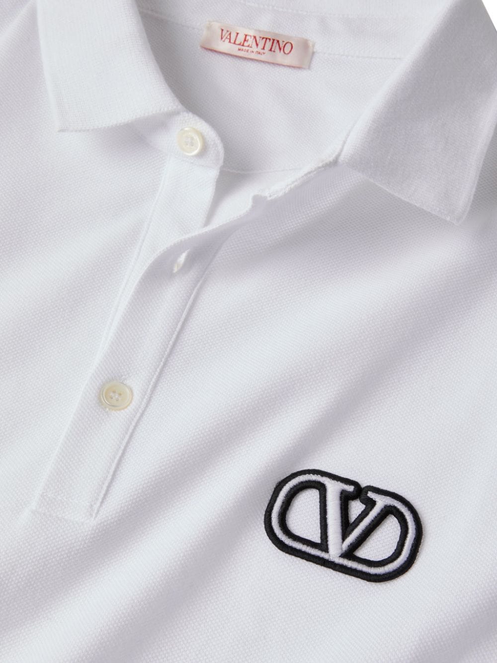 Valentino VLOGO Polo Shirt White 2V3MH01K954