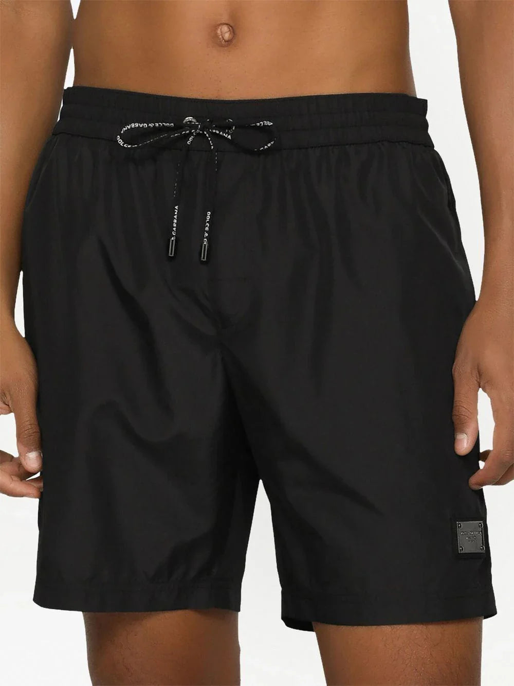 Dolce & Gabbana Logo Plate Swimming Shorts M4E45T FUSFW-N0000