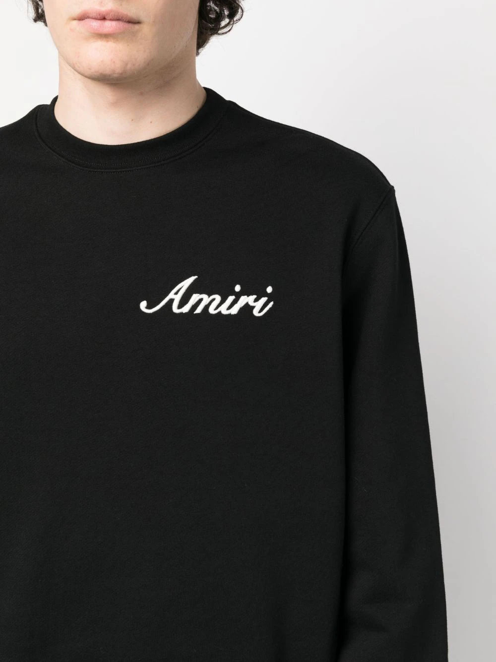 Amiri Script Logo Embroidered Sweatshirt PF23MJL008