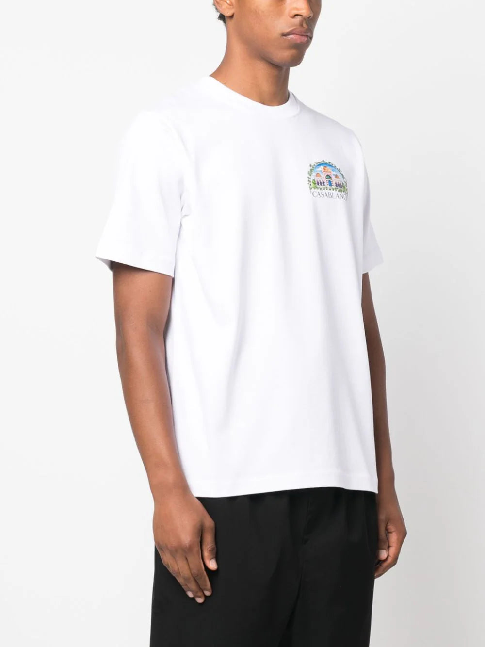 Casablanca Vue De Damas T-Shirt White MF23JTS00123