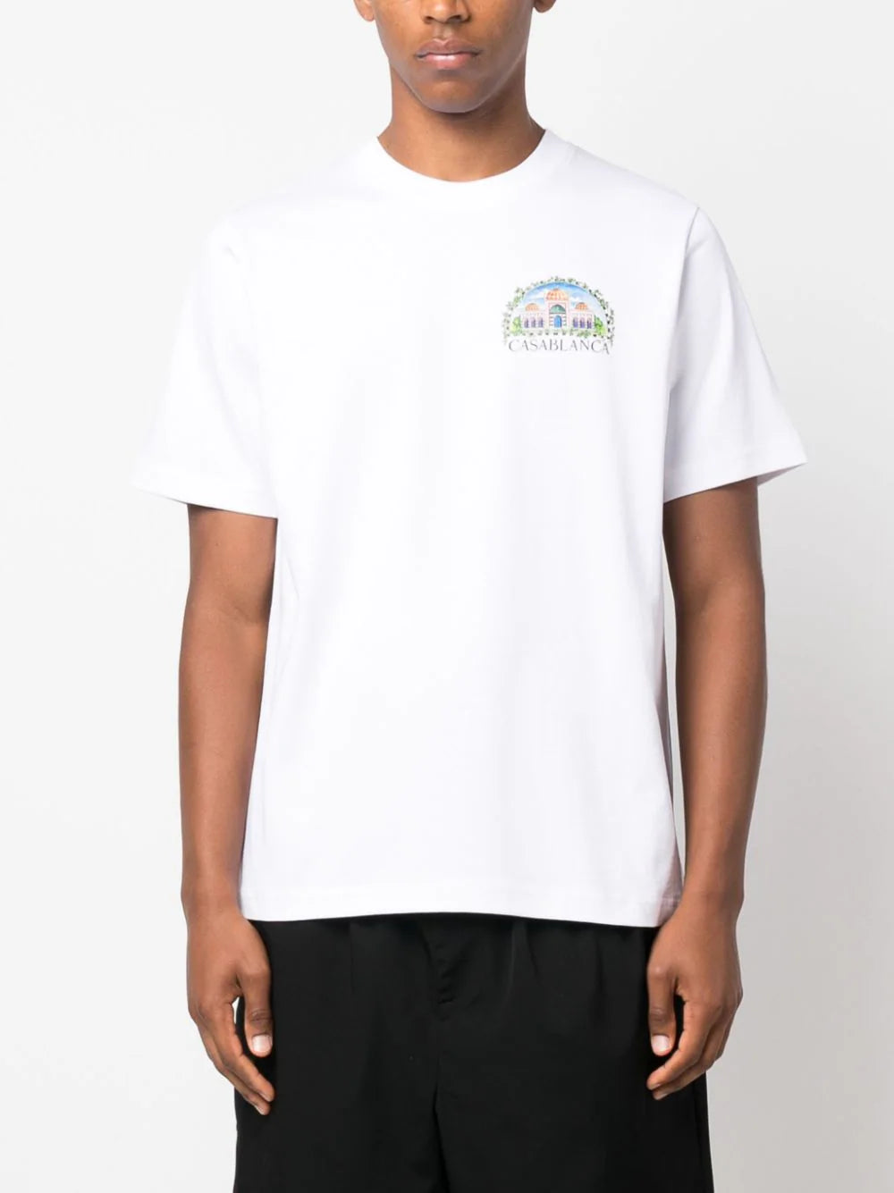 Casablanca Vue De Damas T-Shirt White MF23JTS00123
