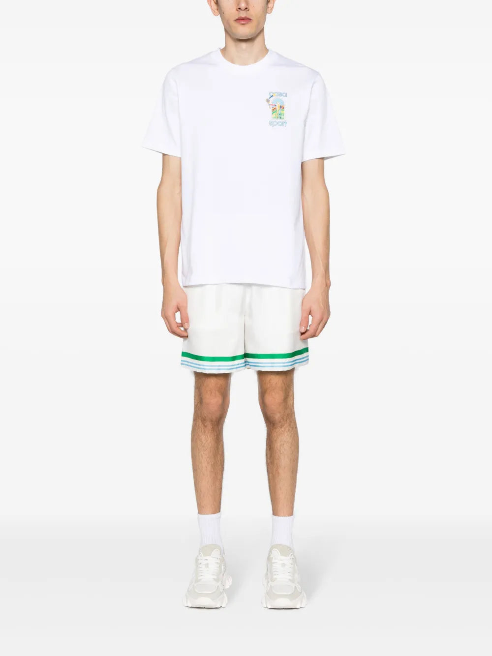 Casablanca Le Jeu Colore T-Shirt White MS24JTS001