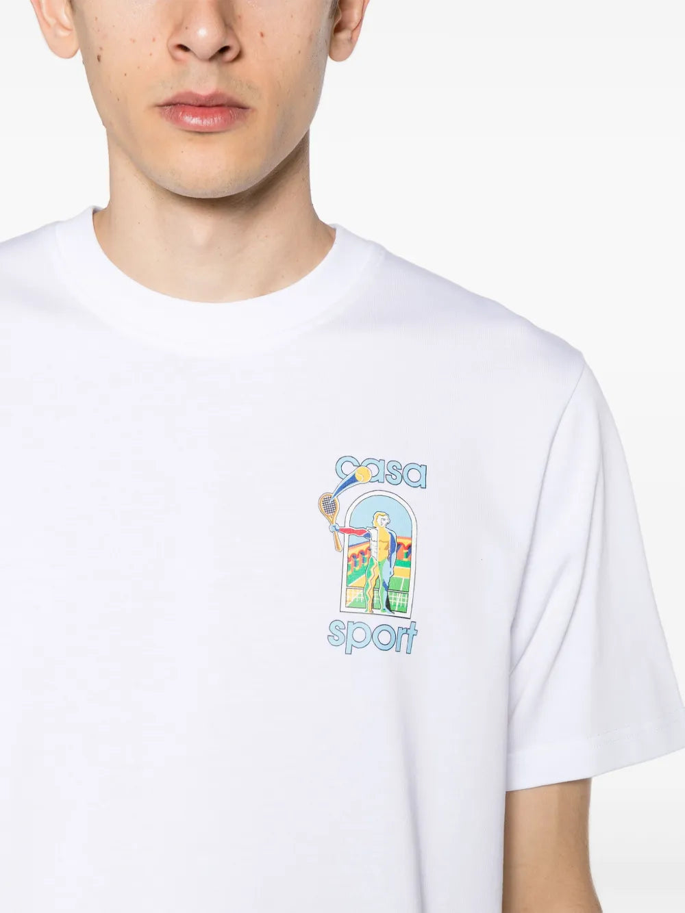 Casablanca Le Jeu Colore T-Shirt White MS24JTS001