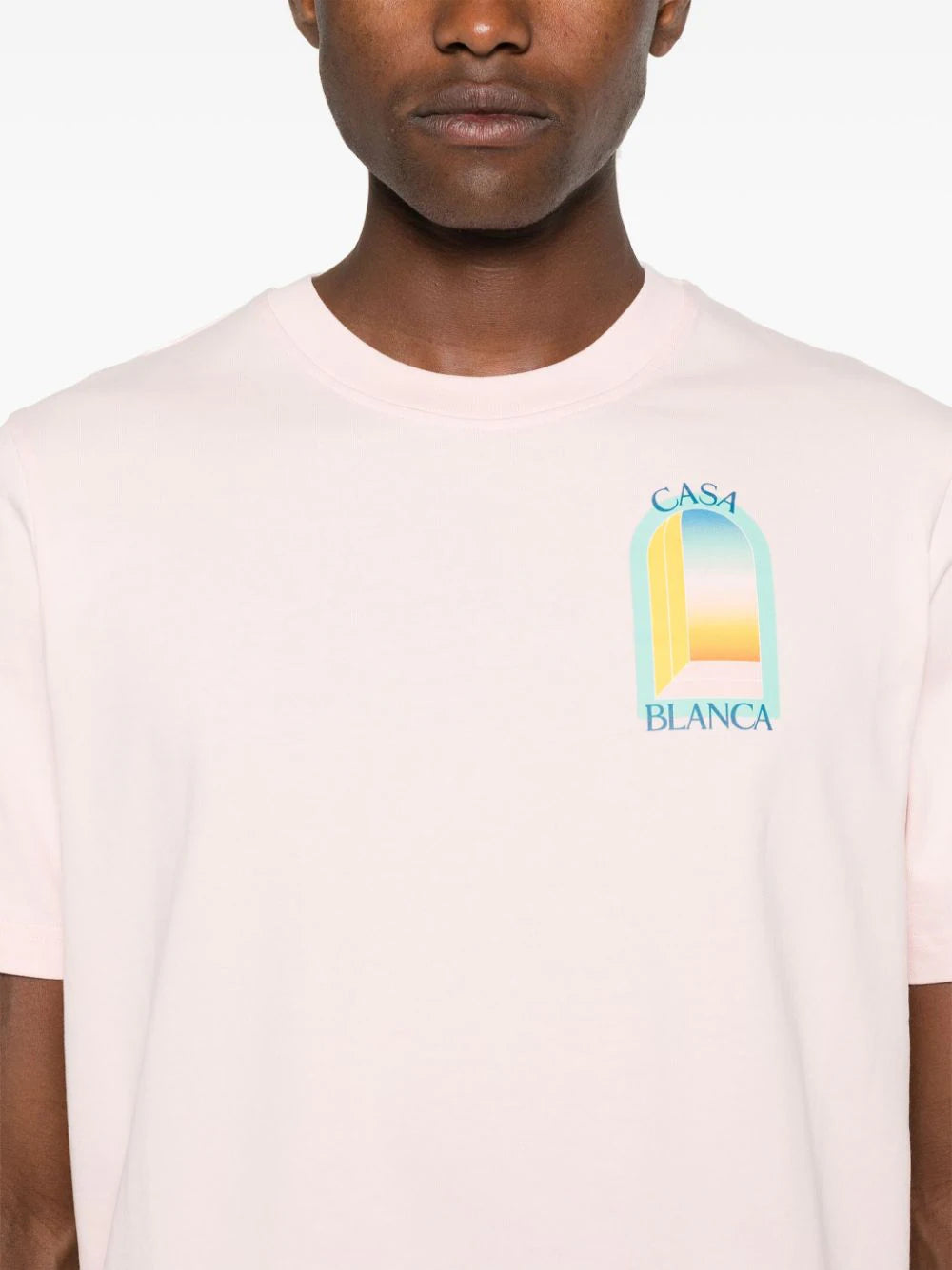 Casablanca L-Arche De Jour Colore T-Shirt Pink MPF24JTS00108