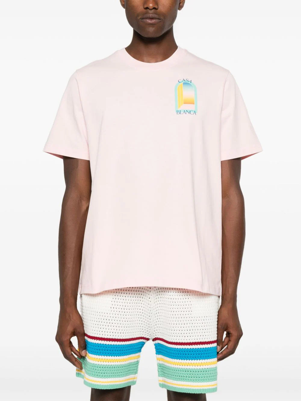 Casablanca L-Arche De Jour Colore T-Shirt Pink MPF24JTS00108