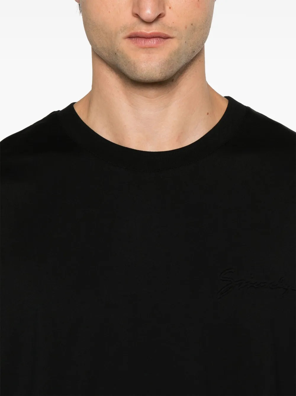 Givenchy Signature Embossed Logo T-Shirt BM71MG3YP1