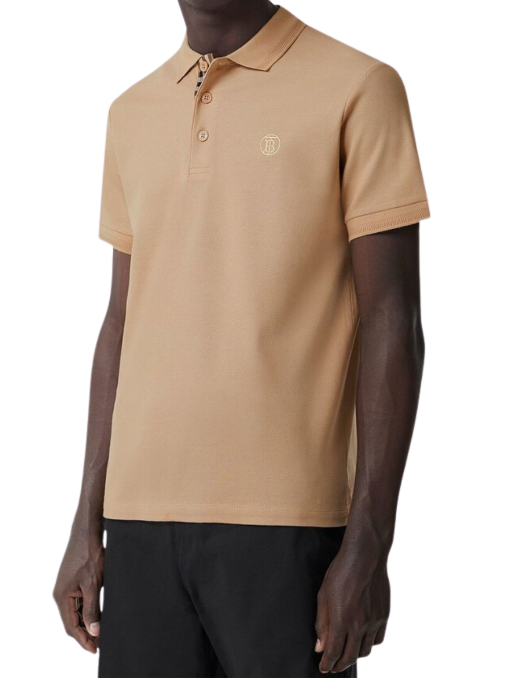 Burberry Monogram Pique Polo Shirt Brown 8057088