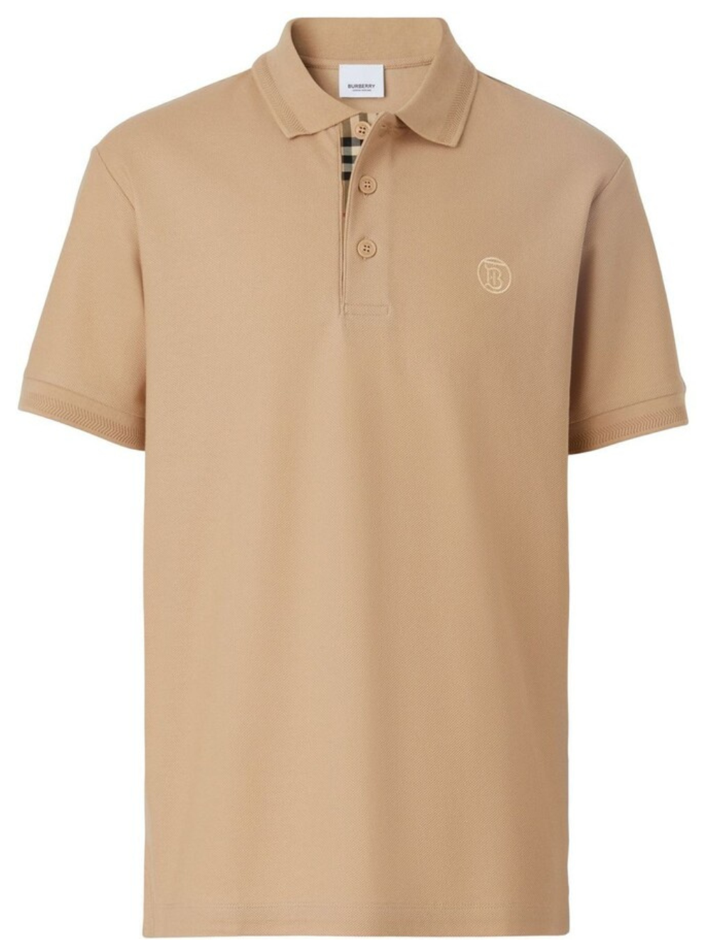 Burberry Monogram Pique Polo Shirt Brown 8057088