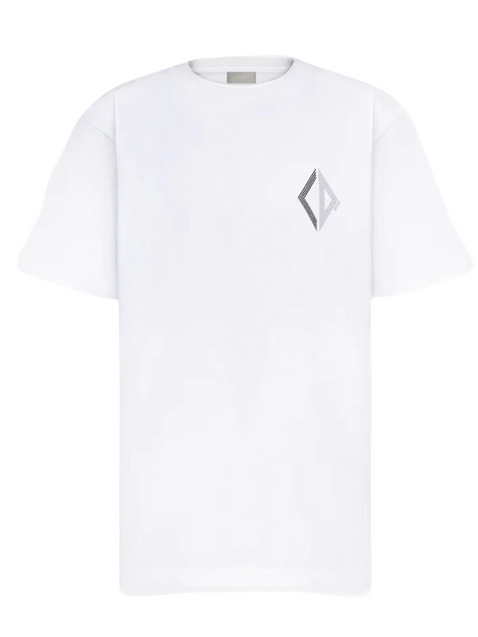 Dior CD Diamond T-Shirt White 313J696D0554_C088