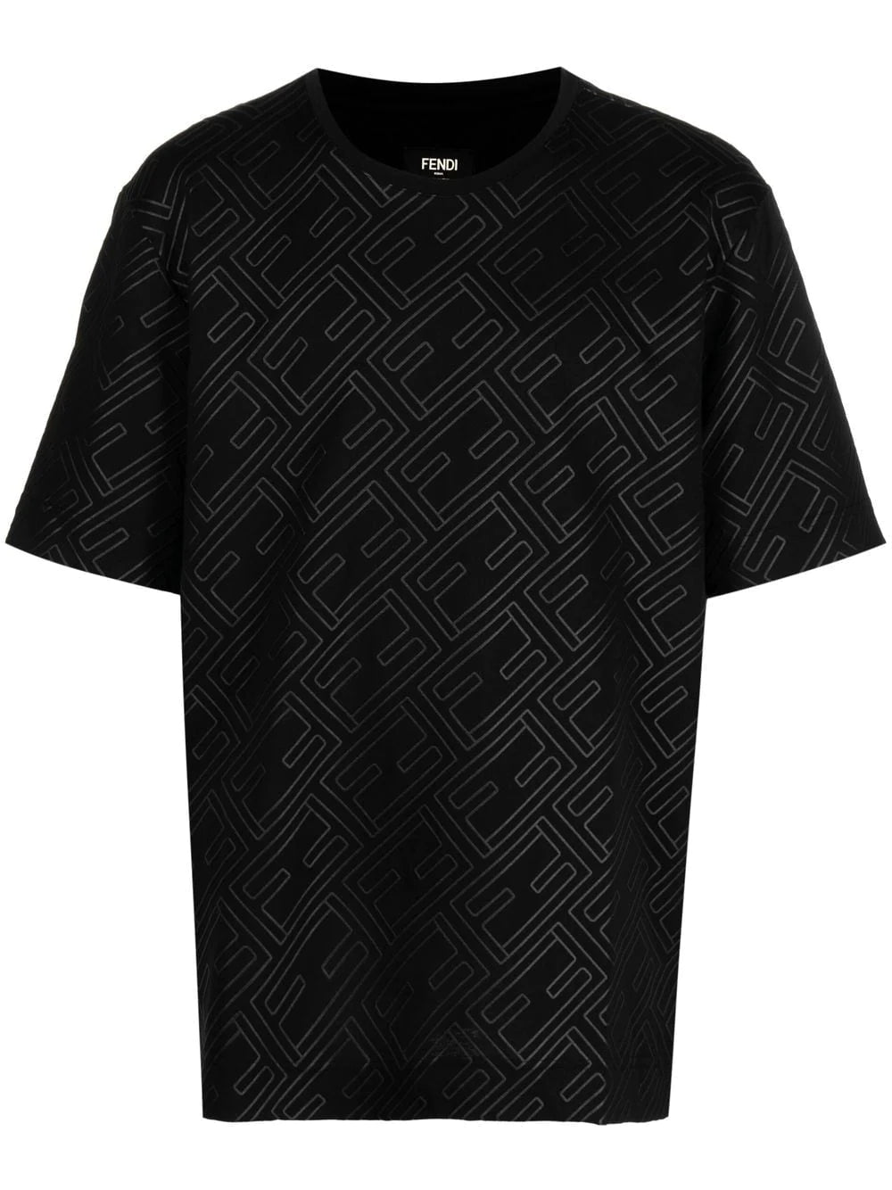 Fendi FF Logo Monogram Jersey T Shirt
