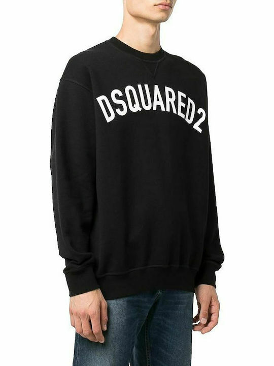 Dsquared Logo College Crewneck Sweatshirt S74GU0663