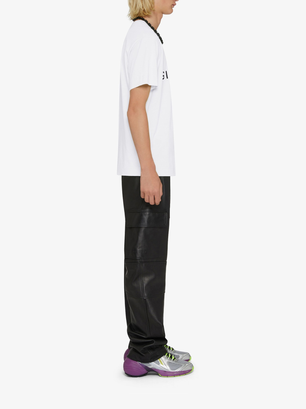 Givenchy Green Padlock T-Shirt BM716G3YBC