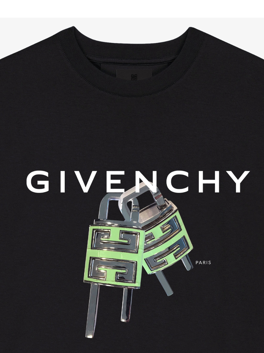 Givenchy Padlock T-Shirt BM716G3YBC-001