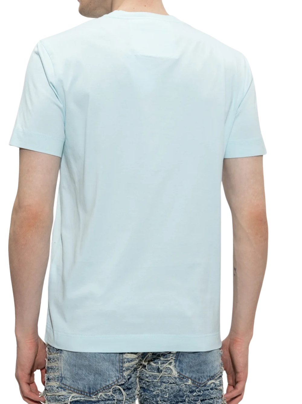 Givenchy 4G Logo Aqua Blue T-Shirt BM716N3Y7N
