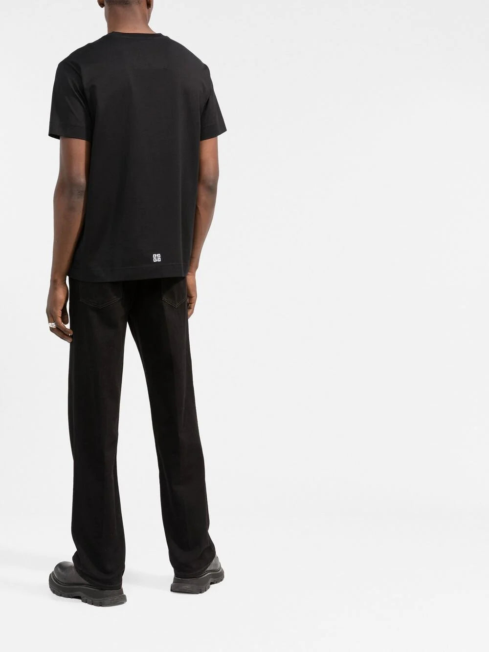 Givenchy College Embroidered T-Shirt Black BM71CW3Y6B