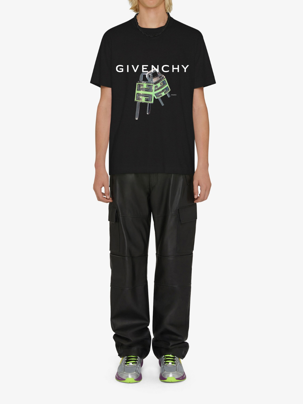 Givenchy Padlock T-Shirt BM716G3YBC-001