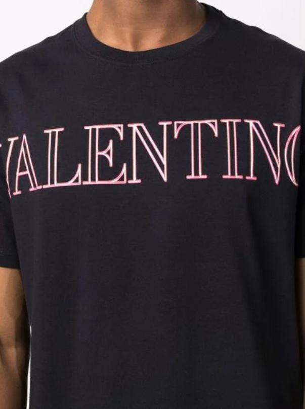Valentino Neon Logo T-Shirt O2S18S22P7335CN122