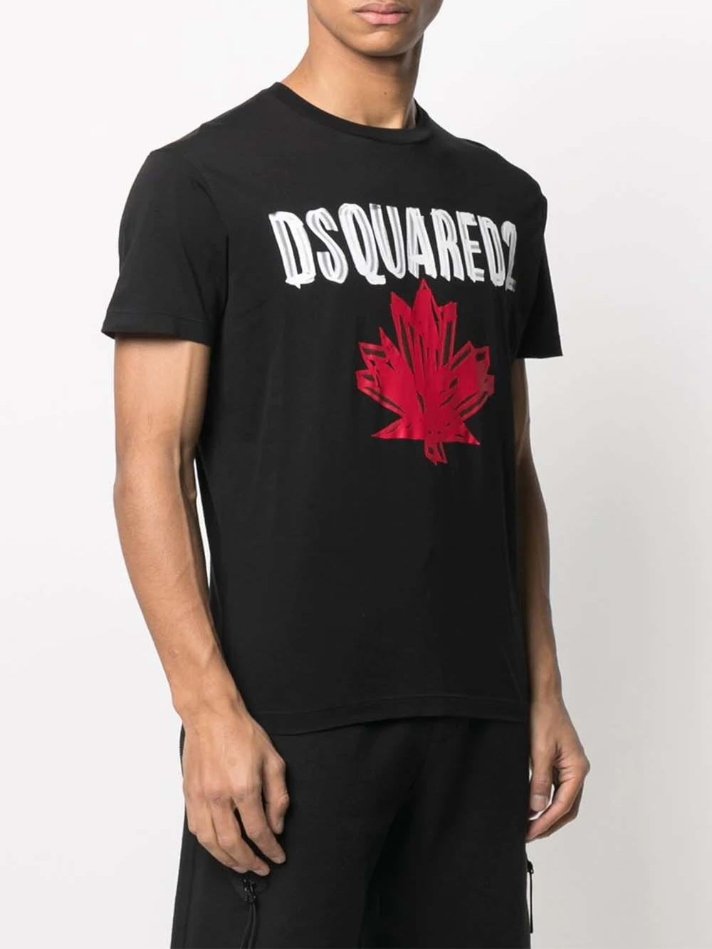Dsquared2 Maple Logo Leaf T-Shirt S74GD0848S23852