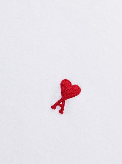 Ami Paris De Coeur T-Shirt White