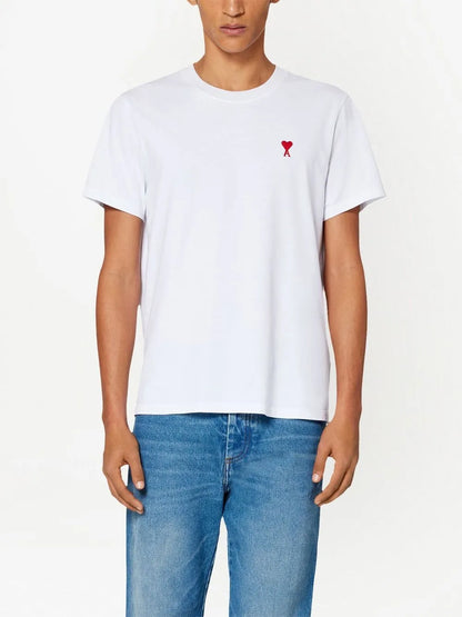 Ami Paris De Coeur T-Shirt White