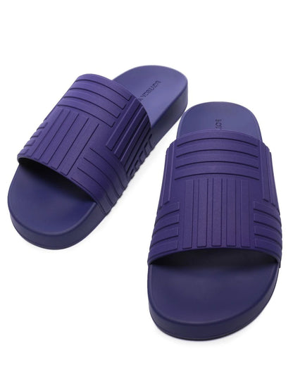 Bottega Veneta Intrecciato Rubber Slides 690105V1O606085