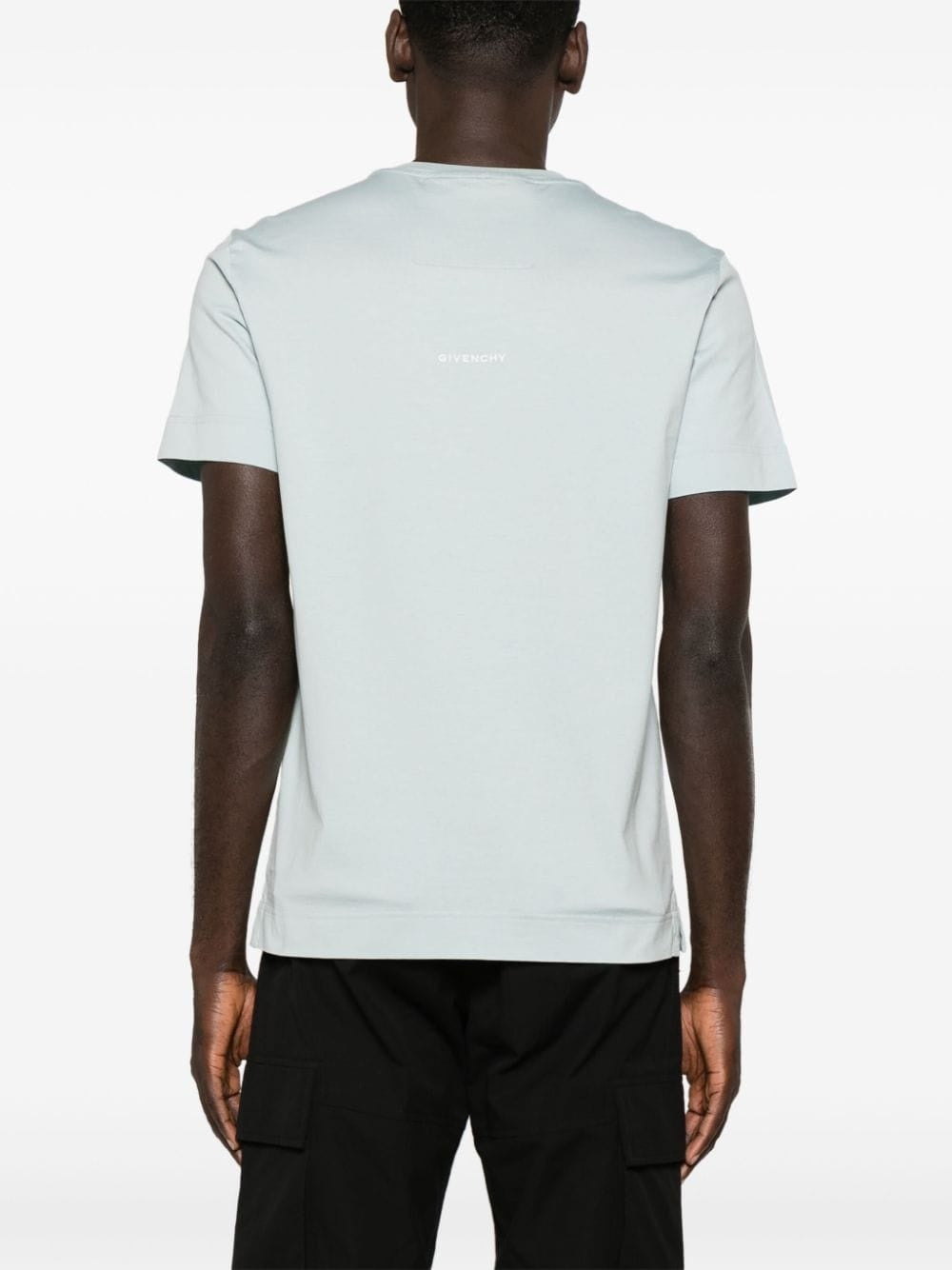 Givenchy 4G Embroidered T-Shirt Blue BM716G3YCD-456