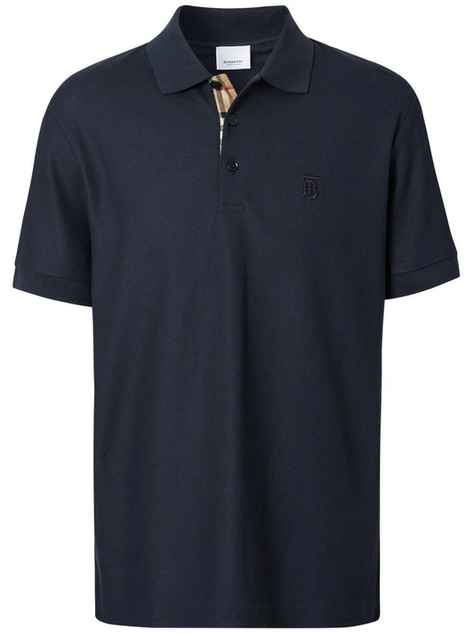 Burberry Monogram Polo Shirt Navy Blue 8055227