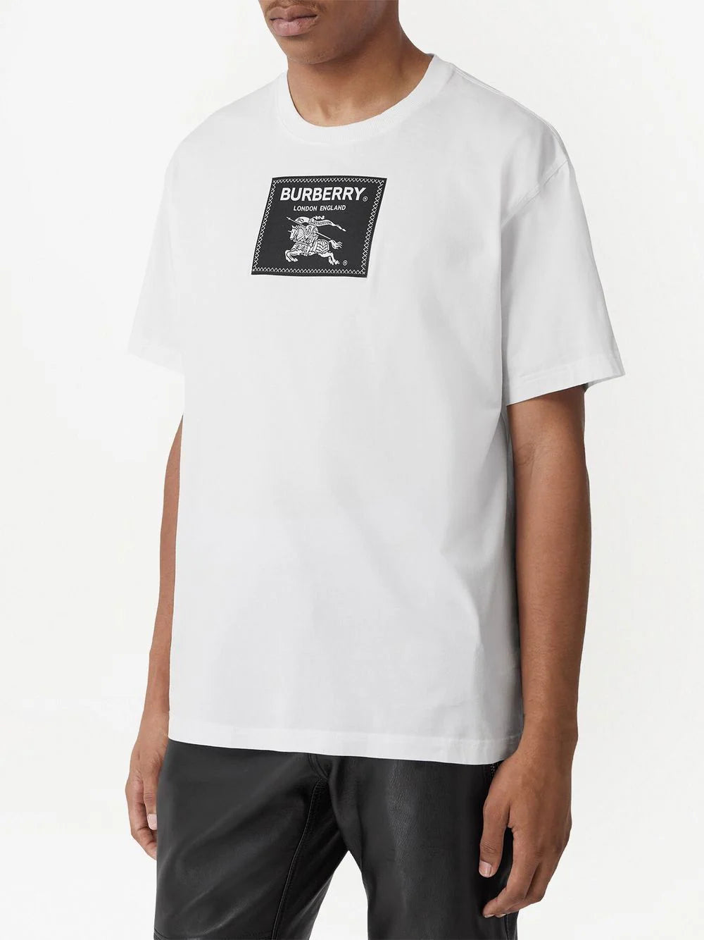 Burberry Prorsum Label EKD Appliqued Logo T-Shirt White 8064397