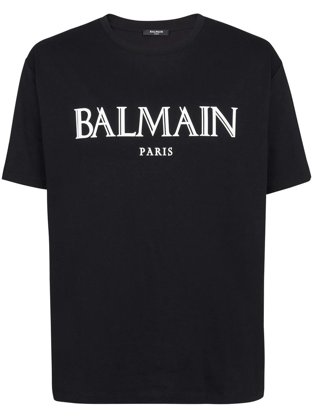 Balmain Roman Rubber Logo T-Shirt AH0EG000BC27