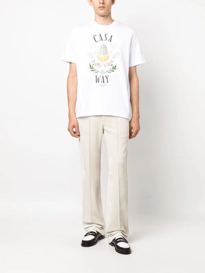 Casablanca Casa Way T-Shirt White MF23JTS00114