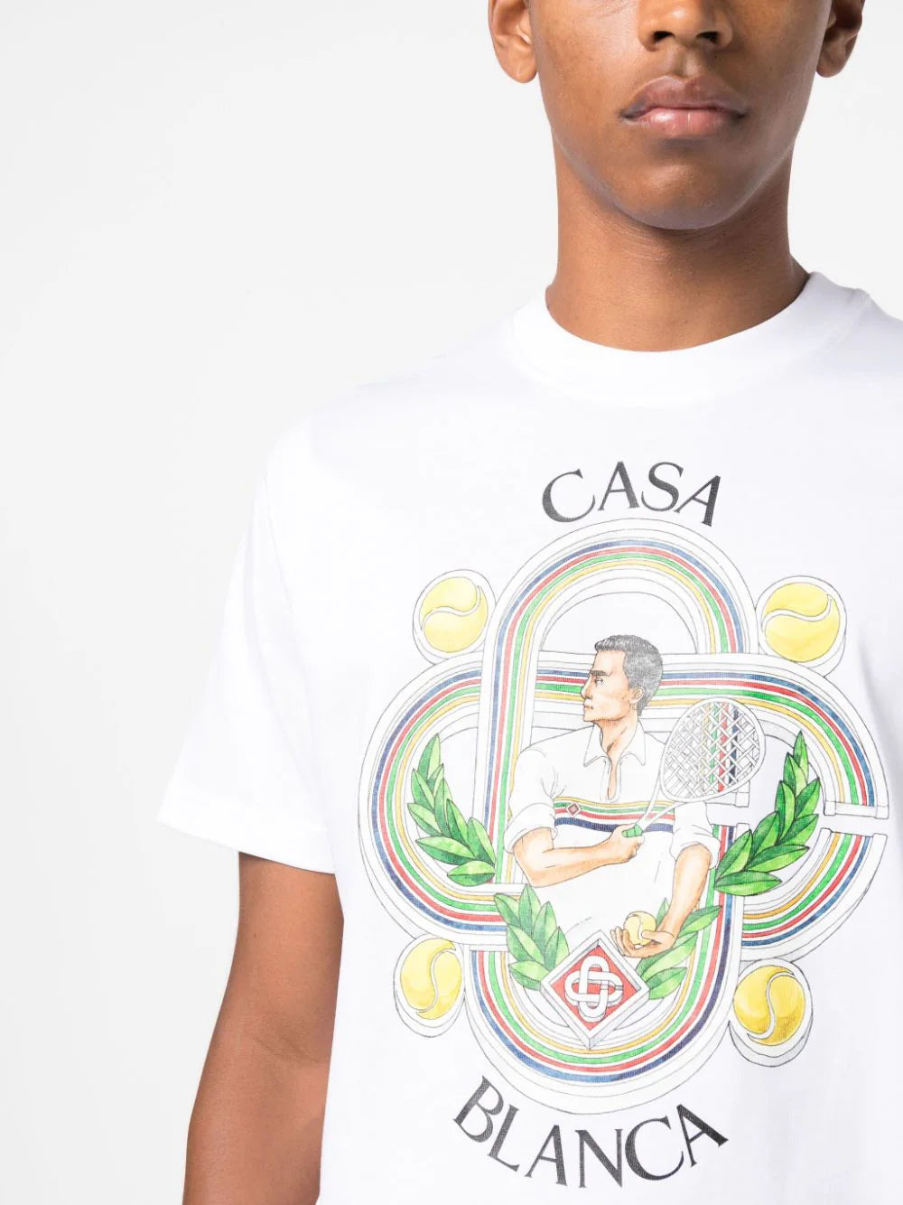 Casablanca Le Joueur T-Shirt White MF23JTS00103