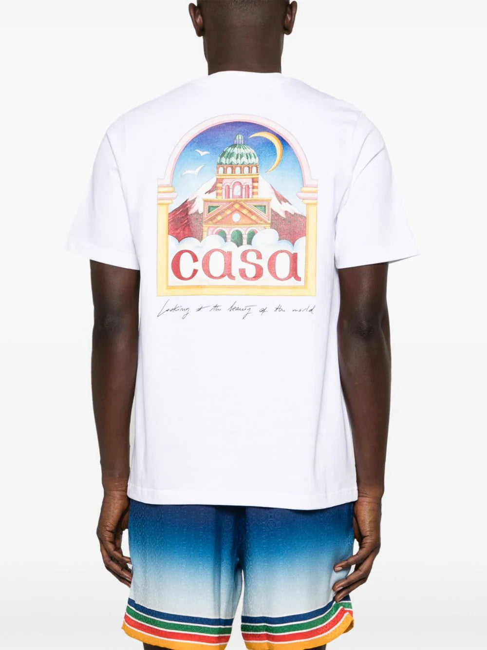 Casablanca Vue De L'Arche T-Shirt White MF23JTS00109