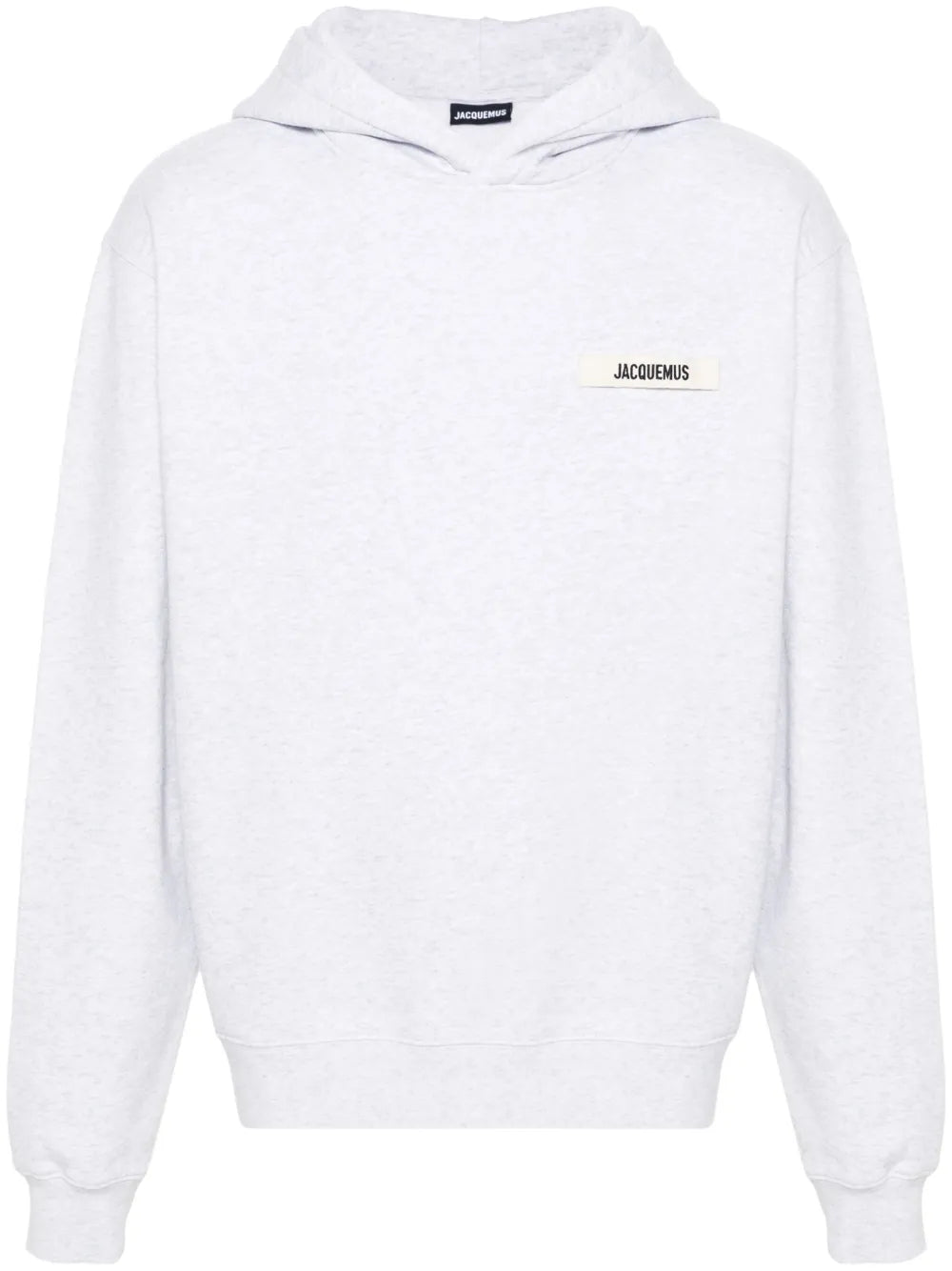 Jacquemus Gros Grain Hooded Sweatshirt Grey HOM00247AJ00126950