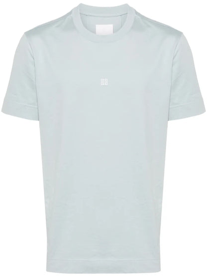 Givenchy 4G Embroidered T-Shirt Blue BM716G3YCD-456