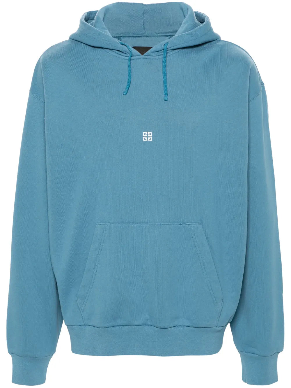 Givenchy 4G Logo Embroidered Hooded Sweatshirt Blue BMJ0LA3Y8P