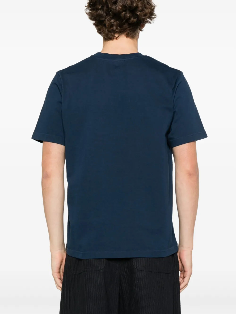 Casablanca Tennis Club Icon T-Shirt Navy Blue Beach Club