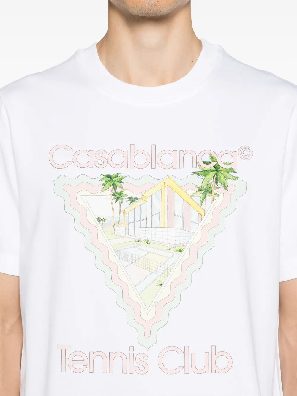 Casablanca Maison De Reve T-Shirt White MPF24JTS00104