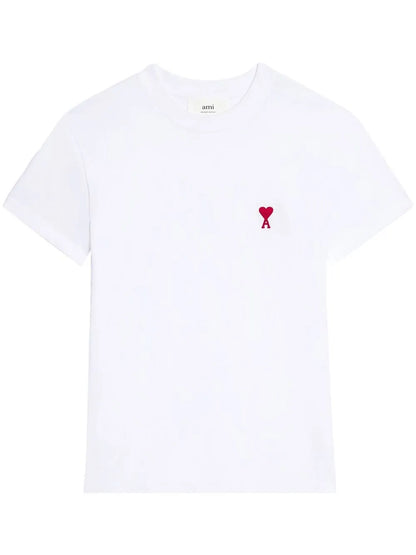 Ami Paris De Coeur T-Shirt White