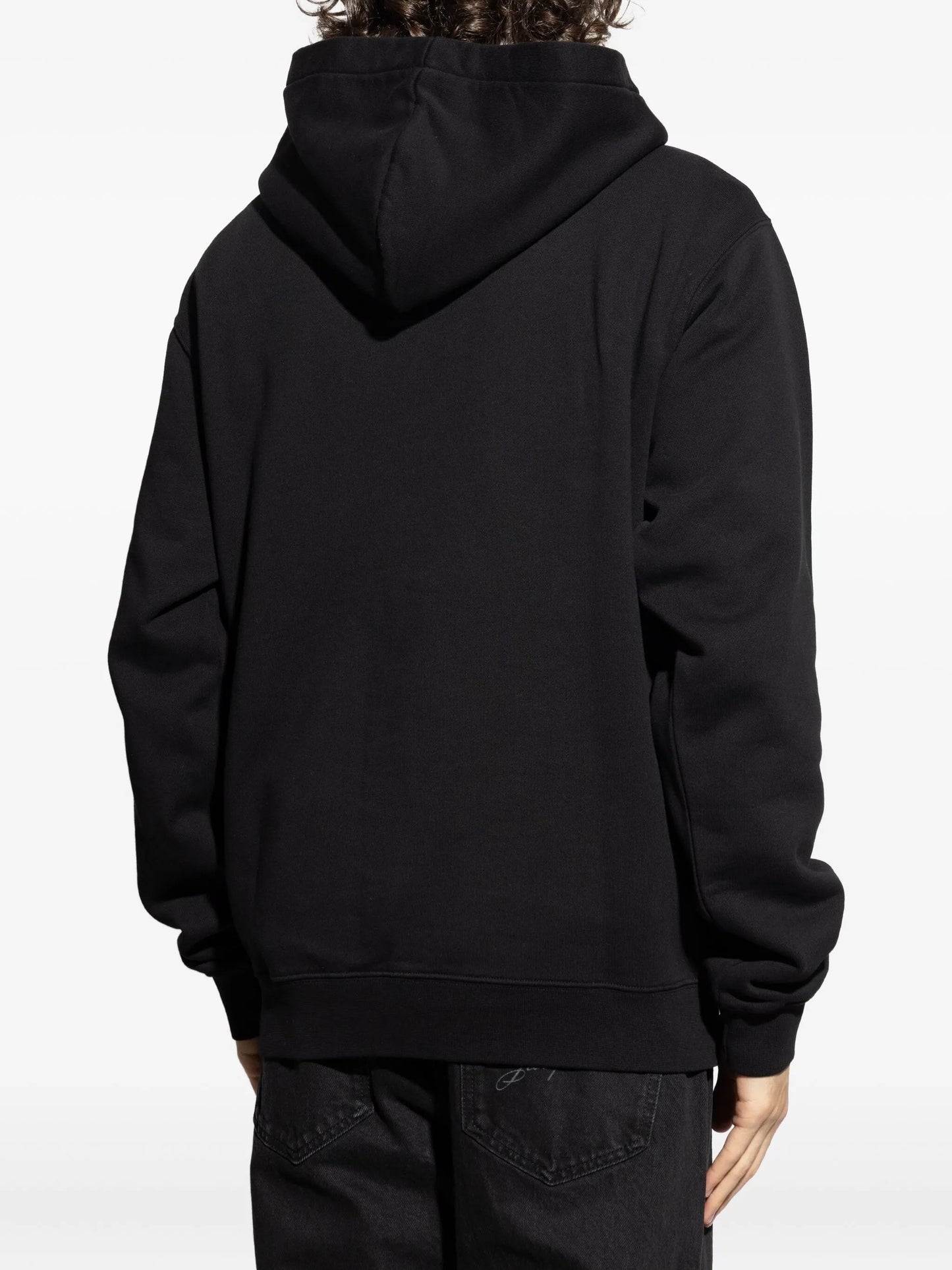Jacquemus Gros Grain Hooded Sweatshirt Black