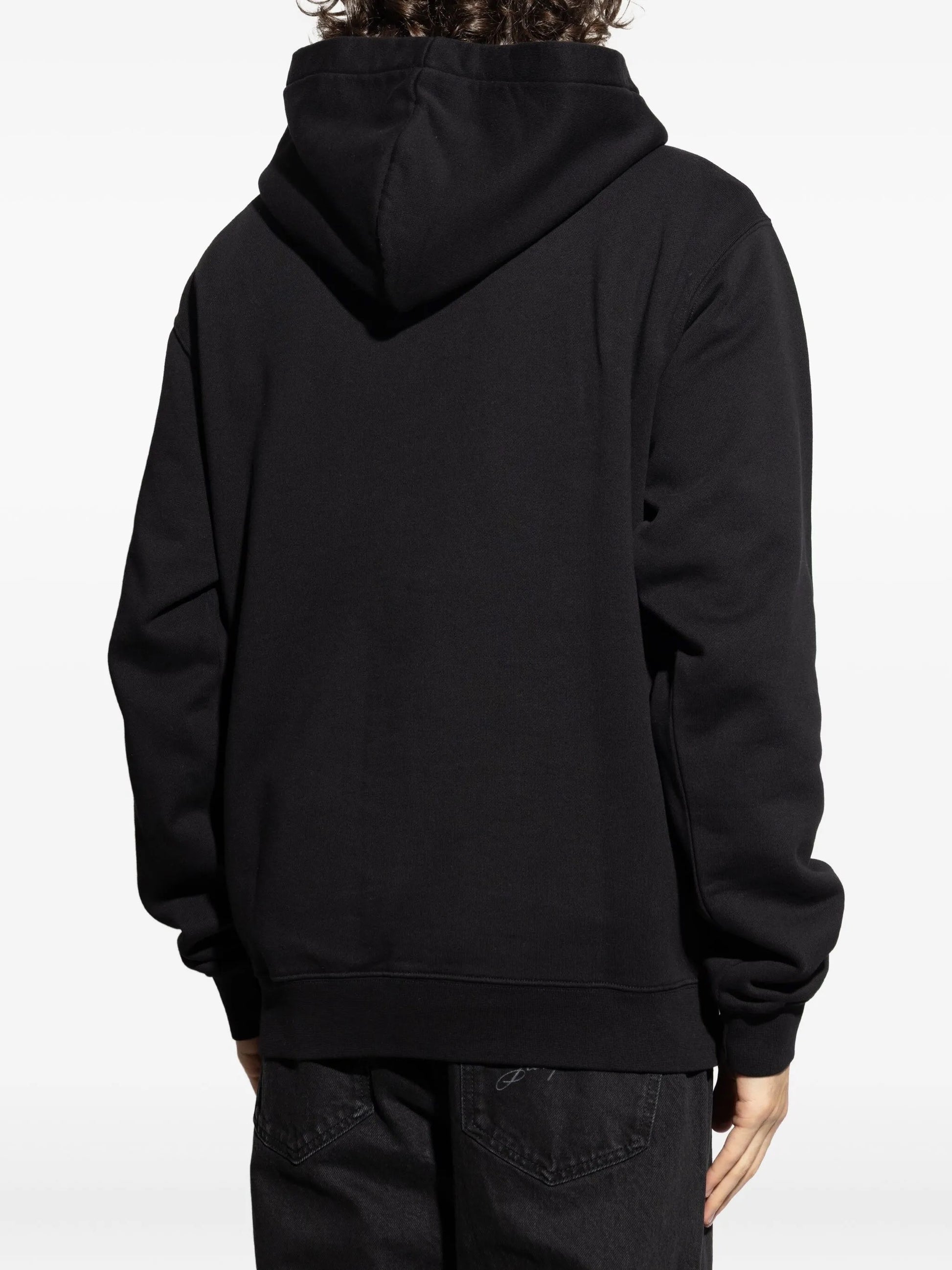 Jacquemus Gros Grain Hooded Sweatshirt Black
