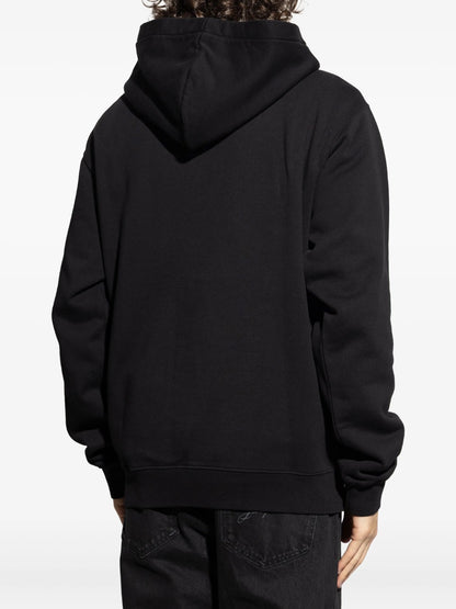 Jacquemus Gros Grain Hooded Sweatshirt Black