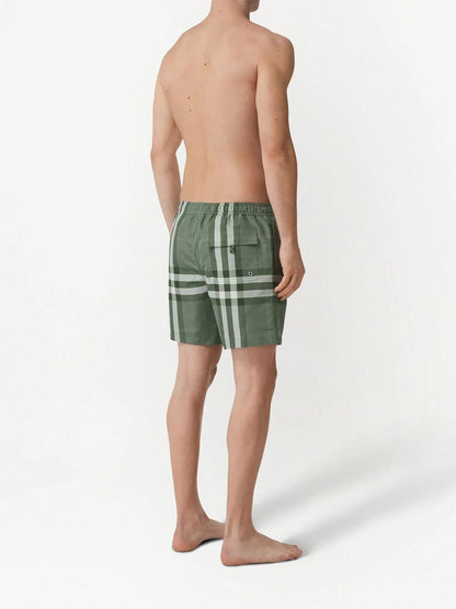 Burberry Martin Check Swim Shorts Green