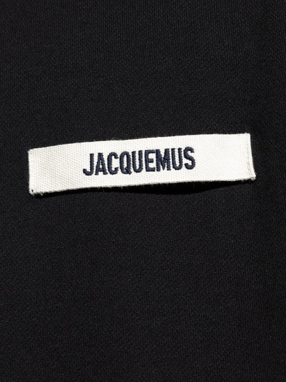 Jacquemus Gros Grain Hooded Sweatshirt Black