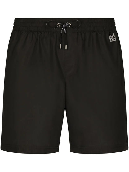 Dolce & Gabbana Swim Shorts With Logo Tag