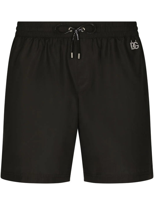 Dolce & Gabbana Swim Shorts With Logo Tag