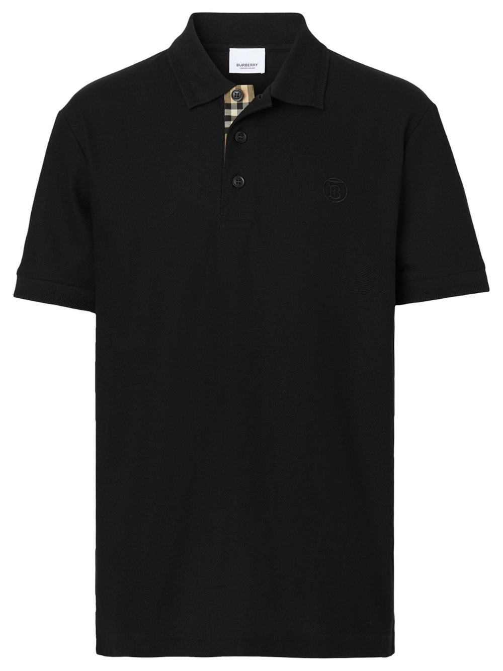 Burberry Monogram Polo Shirt Black 805528